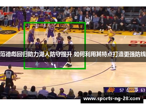 范德彪回归助力湖人防守提升 如何利用其特点打造更强防线